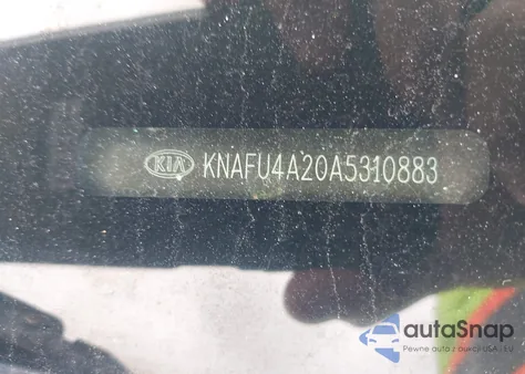 2010 Kia Forte Ex z USA, uszkodzony, nr VIN KNAFU4A20A5310883